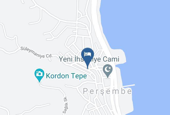 Persembe - Pruva Prestige Hotel Maps