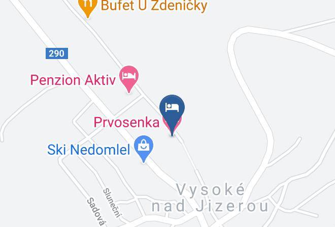 Semily - Prvosenka Maps
