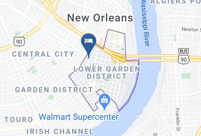 Orleans Par - Prytania Park Hotel Maps