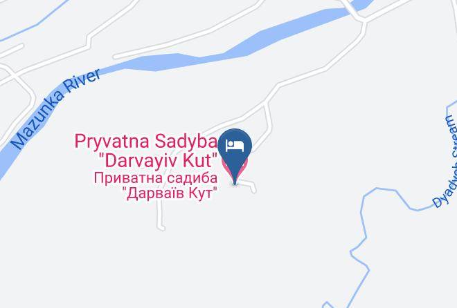 Dolyna Raion - Pryvatna Sadyba Darvayiv Kut Maps