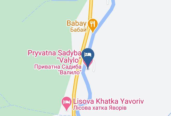 Pryvatna Sadyba Valylo Map
