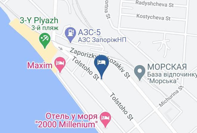 Berdyans K - Pryvatnyy Hotel Relaks Taym Maps