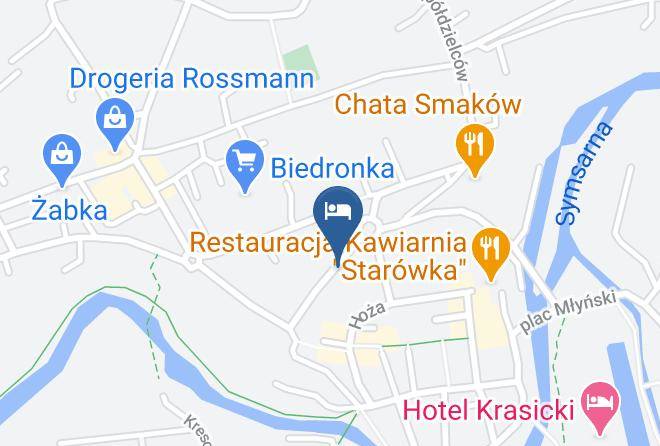 Lidzbarski - Przy Bramie Hotelik Maps