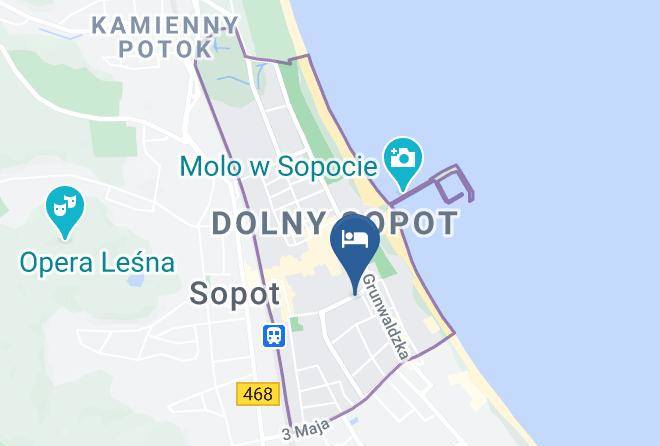 Sopot - Przystanek Sopot Plaza Maps