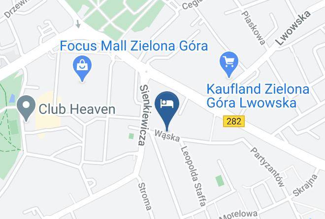 Zielona Gora - Przytulna Kawalerka Na Waskiej Maps