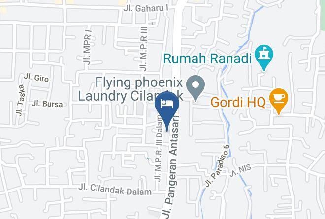 Jakarta Selatan - Psw Antasari Hotel Maps