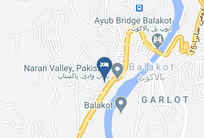 Peshawar - Ptdc Motel Balakot Maps