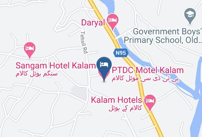 Peshawar - Ptdc Motel Kalam Maps