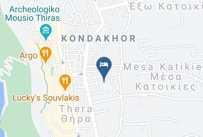 Thira - Ptolemeos Hotel Maps