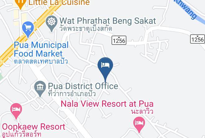 Amphoe Pua - Pua Panorama Resort Maps