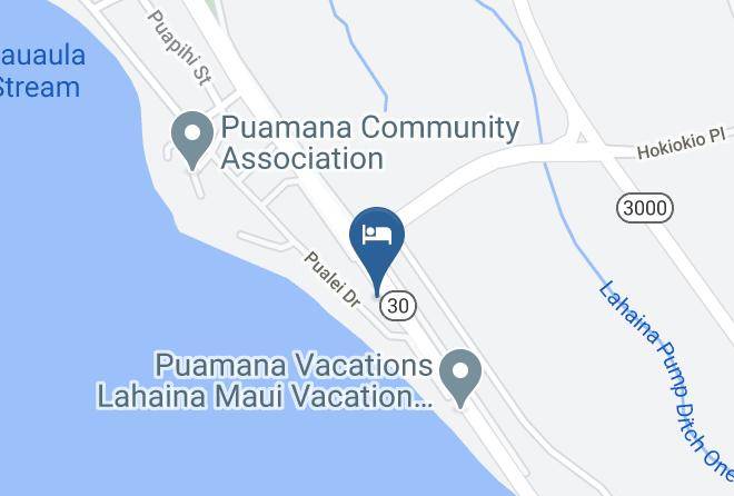 Maui - Puamana Nani Vacation Home Maps
