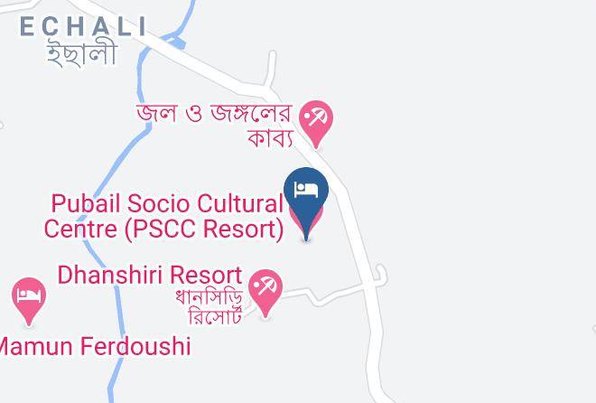 Dhaka - Pubail Socio Cultural Centre Maps