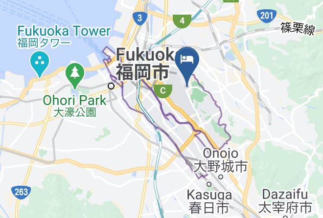 Fukuoka City Hakata Ward - Public Bath Hakata No Mori Tsuki No Yu Maps