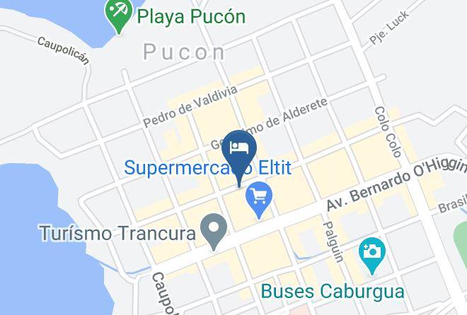 Cautin Province - Pucon Beach Cabanas Maps