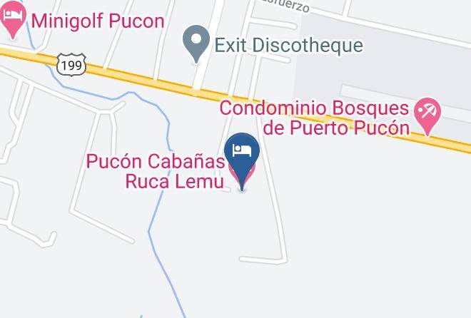 Cautin Province - Pucon Cabanas Ruca Lemu Maps