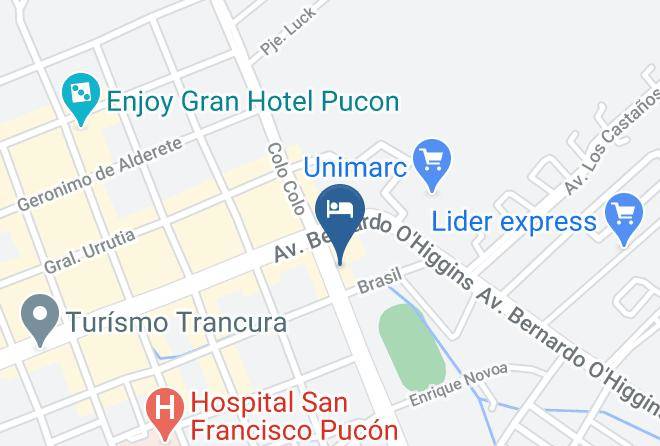 Cautin Province - Pucon Deume Cabanas Maps