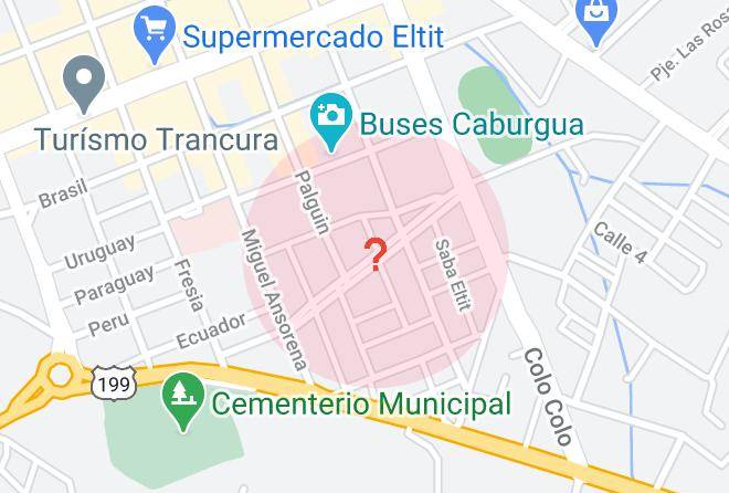 Cautin Province - Pucon Sur Backpackers Maps