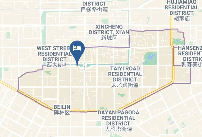 Xi An - Pudding Hotel Maps