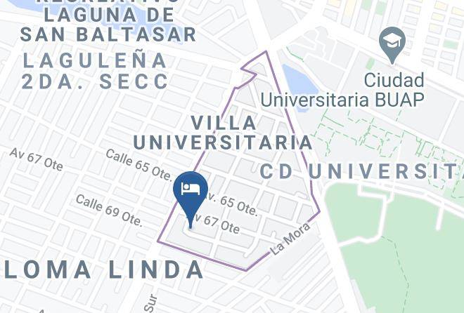 Puebla Villa Universitaria - Puebla Purpura Maps