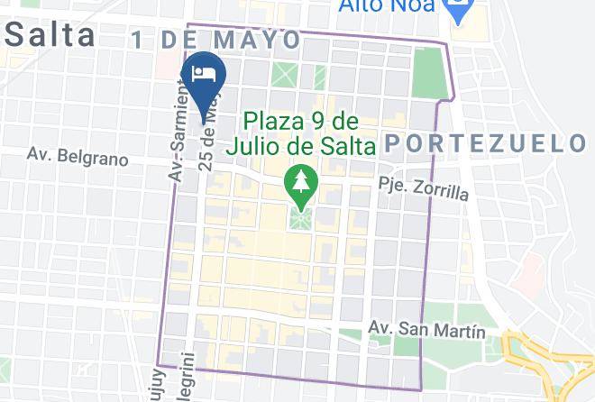 Salta - Pueblo Andino Salta Maps