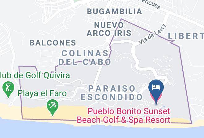 Los Cabos - Pueblo Bonito Sunset Beach Golf & Spa Resort Maps