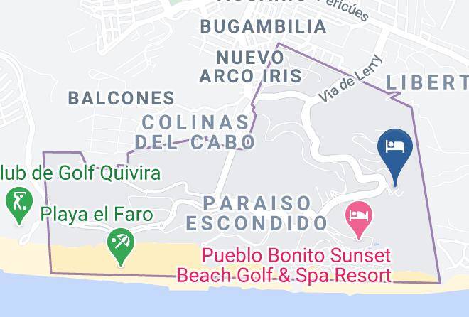 Los Cabos - Pueblo Bonito Montecristo Estates Luxury Villas Maps