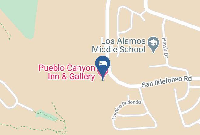 Los Alamos - Pueblo Canyon Inn & Gallery Maps