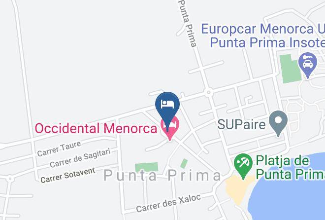 Baleares - Pueblo De Menorca Maps