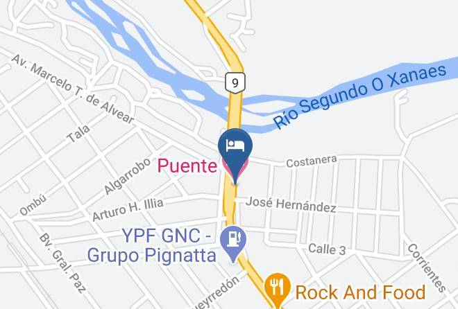 Villa Del Rosario - Puente Hotel Maps