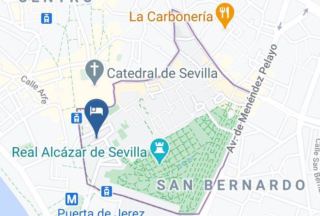 Seville - Puerta Catedral Indias Lofts Maps