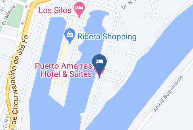 Santa Fe - Puerto Amarras Hotel & Suites Maps