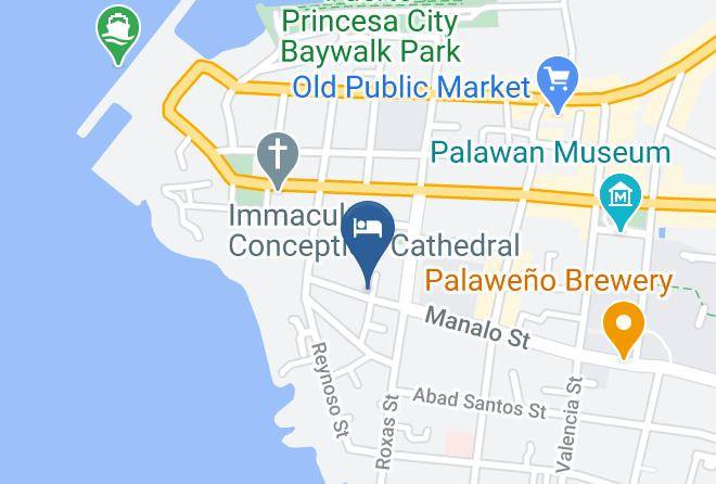 Puerto Bayview Inn Map