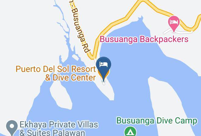 Palawan - Puerto Del Sol Resort & Dive Center Maps