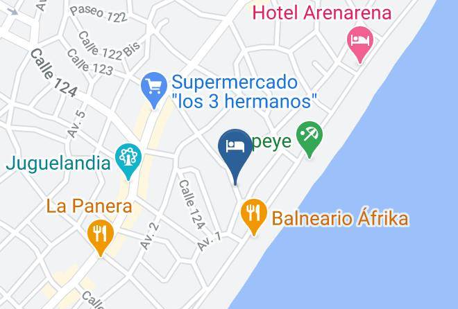Villa Gesell - Puerto Del Sol Suites Maps