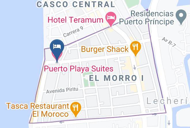 Barcelona - Puerto Playa Suites Maps