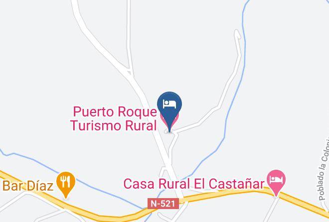 Caceres - Puerto Roque Turismo Rural Maps