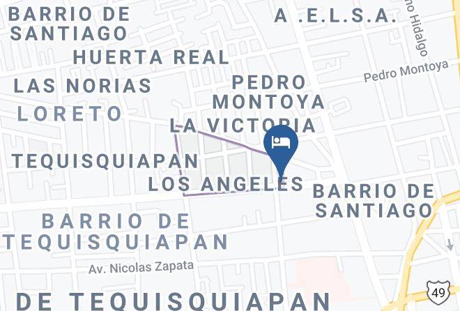 San Luis Potosi De Tequisquiapan - Puerto Santa Gertrudiz Maps