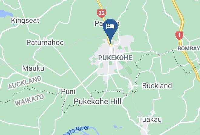 Auckland - Pukekohe Motel Maps