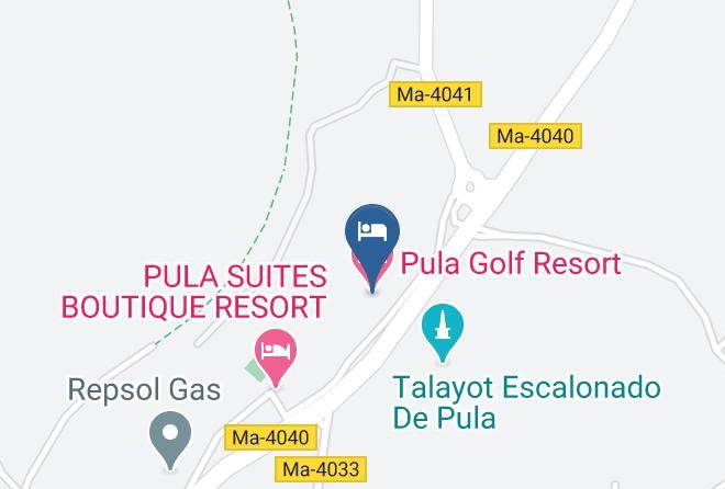 Baleares - Pula Golf Resort Maps