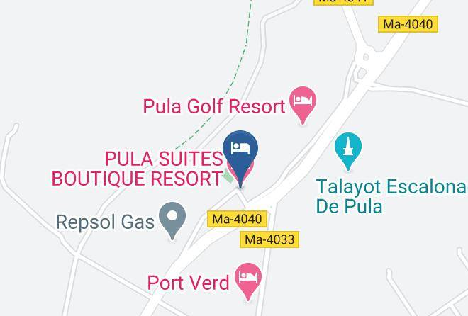 Baleares - Pula Suites Boutique Resort Maps