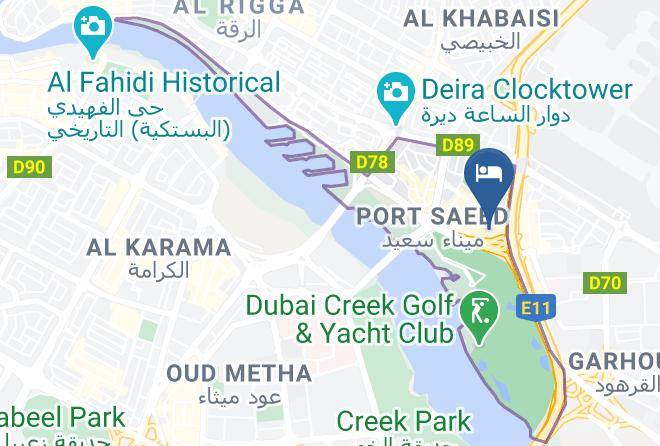 Dubai - Pullman Dubai Creek City Centre Residences Maps