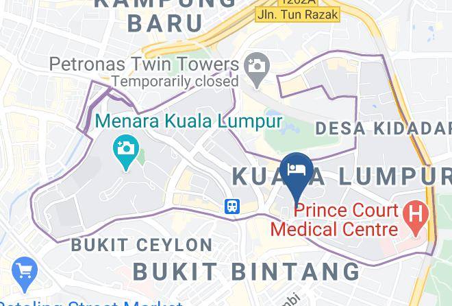 Pullman Kuala Lumpur City Centre Hotel & Residences Map