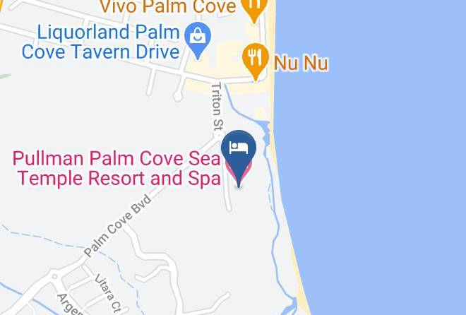 Cairns - Pullman Palm Cove Sea Temple Resort And Spa Maps