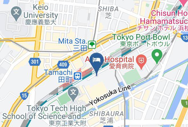 Minato Ward - Pullman Tokyo Tamachi Maps
