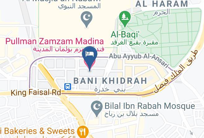 Pullman Zamzam Madina Map