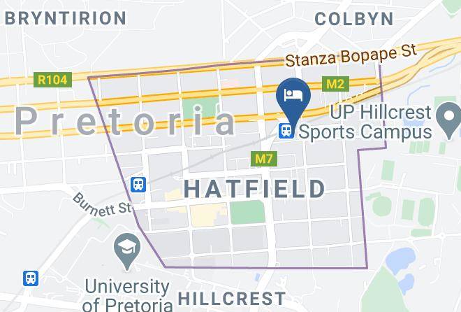 City Of Tshwane - Pumbas Backpackers Maps