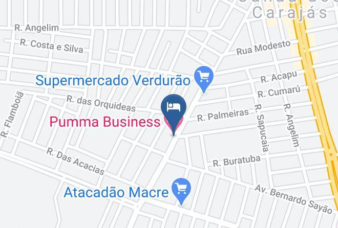 Canaa Dos Carajas - Pumma Business Hotel Maps