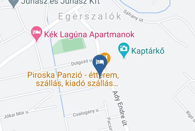 Egerszalok - Pummer Vendeghaz Maps