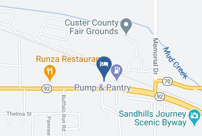 Custer - Pump & Pantry Motel Maps