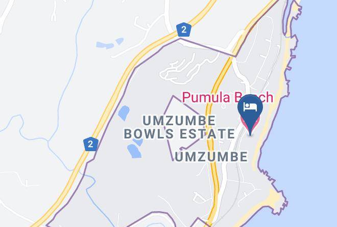 Pumula Beach Hotel Map